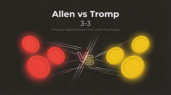 Allen vs Tromp — A Historic Connect Four Match Between the Game's Two Solvers
